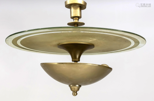 Ceiling lamp 50s. Large glass