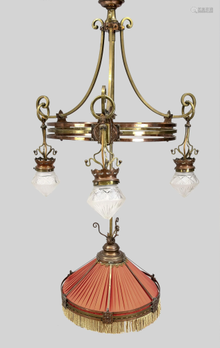 Large Art Nouveau ceiling lamp