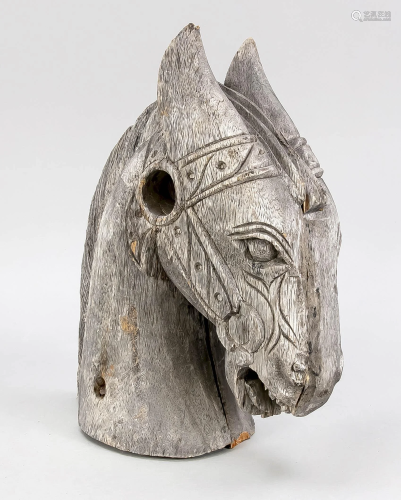 Horse head, Asia?, age unknown