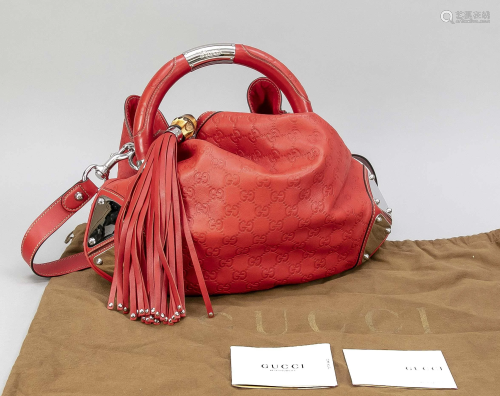 Gucci, Indy bag, red leather w