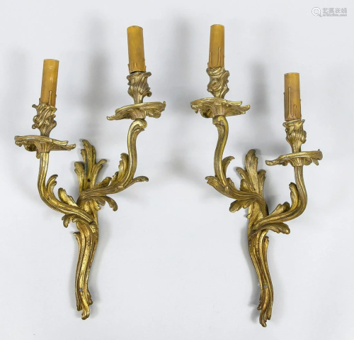 Pair of wall appliques, late 1