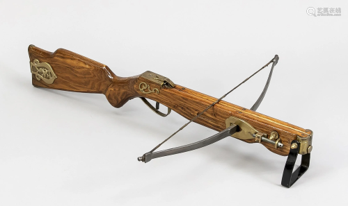 Crossbow, 19th/20th c., wooden