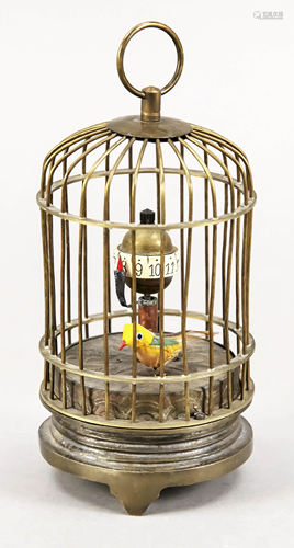 Bird cage as a clock, 1st ha