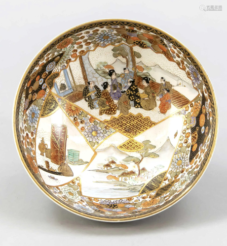 Satsuma bowl, Japan, late 19