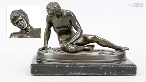 Dying Gaul, patinated metal