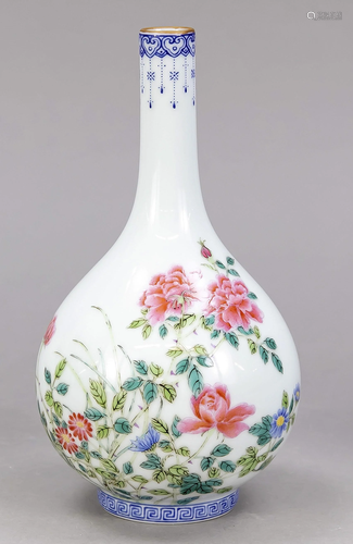 Famille Rose vase, China, 20