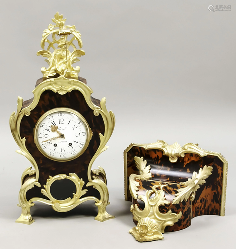 Boulle clock, 2nd half 19th