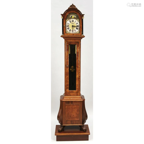 Floor standing clock, marked