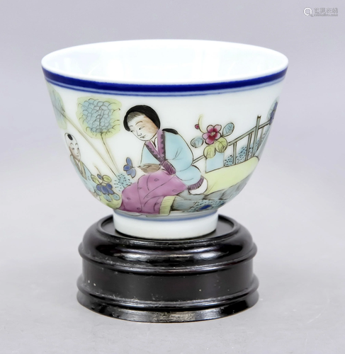 Famille Rose cups, China, 20