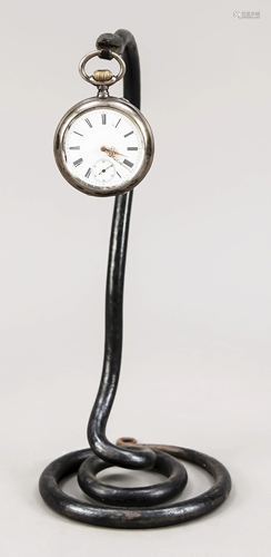 Pocket watch holder iron in