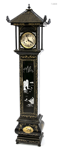 Grandfather clock, China, 2-