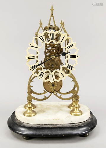 Skeleton clock, 1st half of