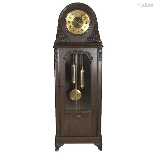 Grandfather clock round head