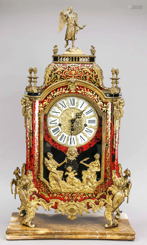 Boulle style mantel clock, 2