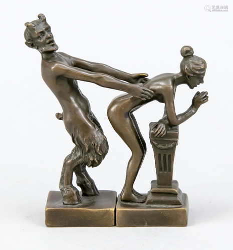 Pair of erotic figures in th