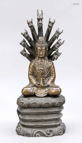 Guanyin on dragon throne, Ch