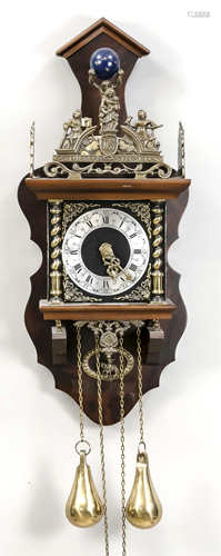 Small Dutch chair clock, 20t