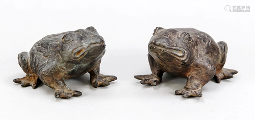 2 frogs, China?, age unknown