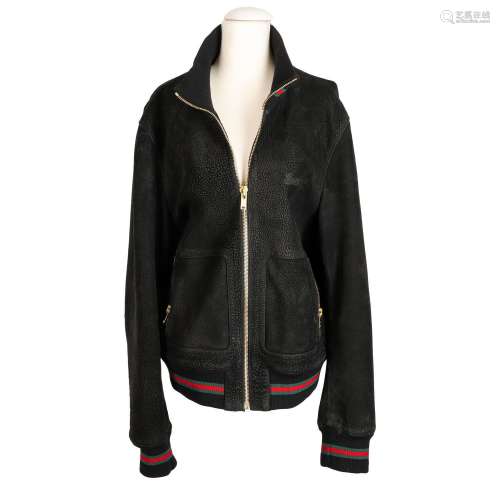 GUCCI Bomberjacke / Collegejacke, Gr. 52.