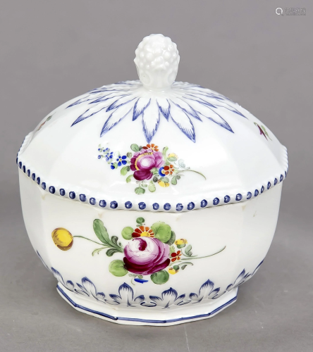 Sugar bowl, Nymphenburg, mark 1925-7