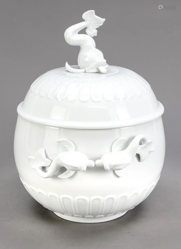 Lidded tureen, Herend, after 1945, w