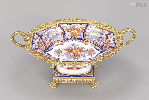 Oval centerpiece, Limoges, France, 2