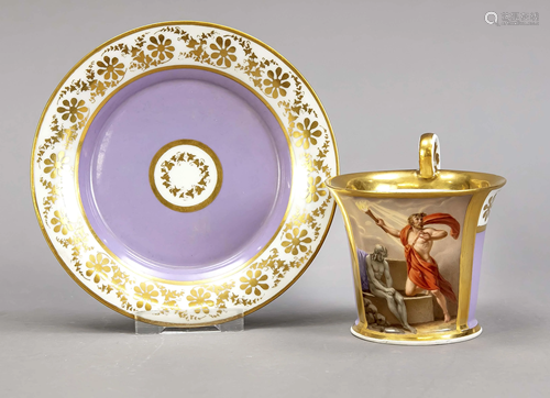 Cup with saucer, 19th century, calat