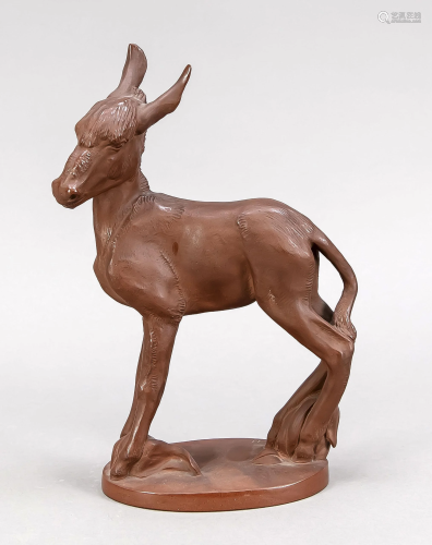 Young donkey, Meissen, mark 1924-193