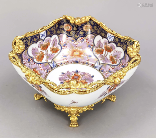 Square foot bowl, Limoges, France, 2