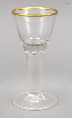 Goblet glass, probably Lauenstein, e