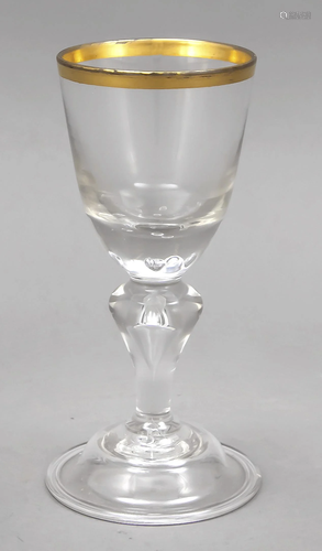 Goblet glass, early 19th century, ro