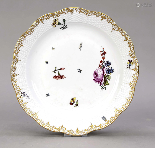 Round serving dish, Meissen, c. 1735