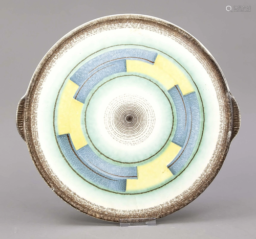 Art deco plate, German, 1920-30s, ce