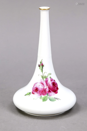 Narrow neck vase, Meissen, mark 1850