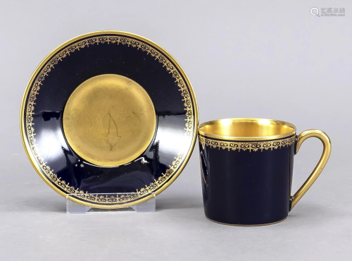 Cup with saucer, Limoges, France, 20