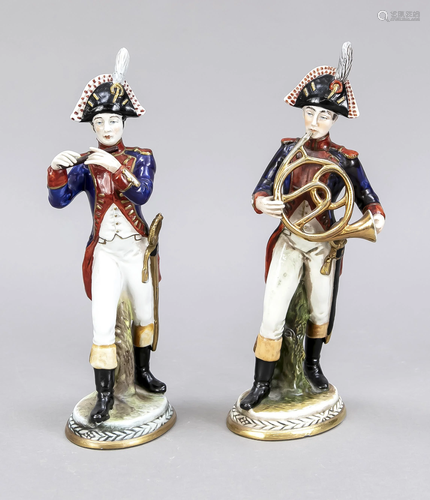 Two militaria figures from the music