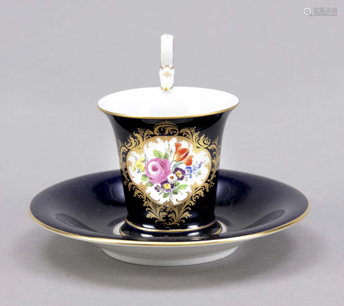 Demitasse with saucer, Meissen, 1950