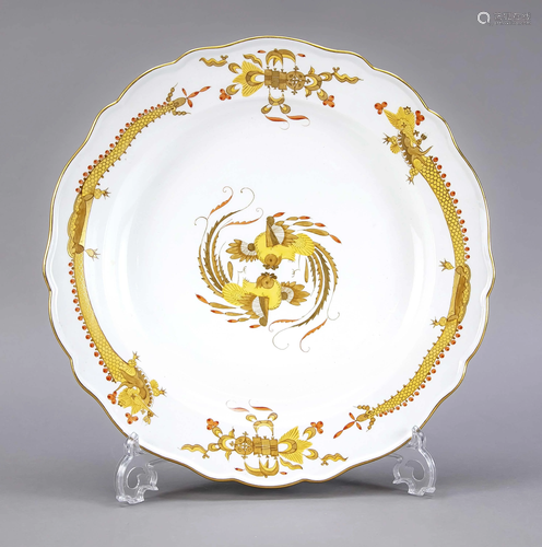 Round serving dish, Meissen, mark 18