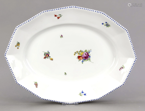 Large serving plate, Nymphenburg, ma