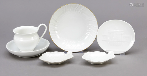 KPM Berlin, 6 pieces, 20th century,