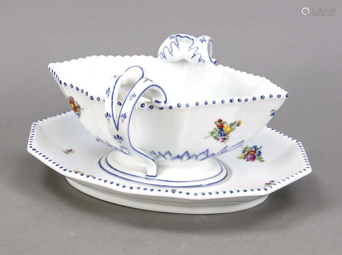 Double-handled saucer, Nymphenburg,