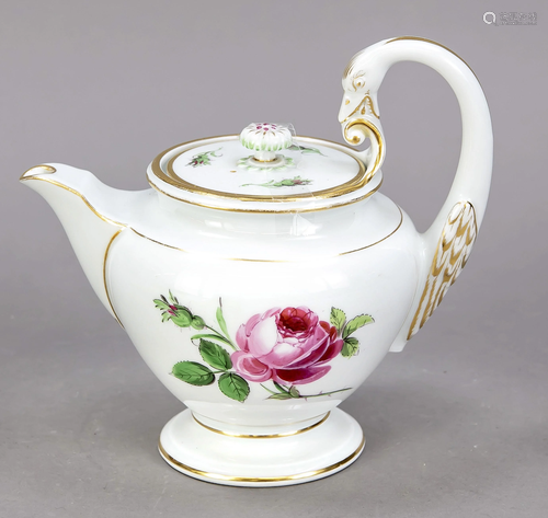 Teapot, Meissen, Knauff-Schwerter 18