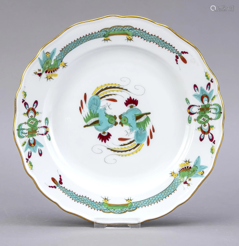 Flat plate, Meissen, mark 1850-1924,