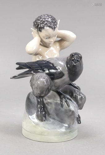 Faun with misty crow, Royal Copenhag