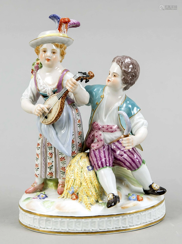 Allegorical figural group, Meissen,