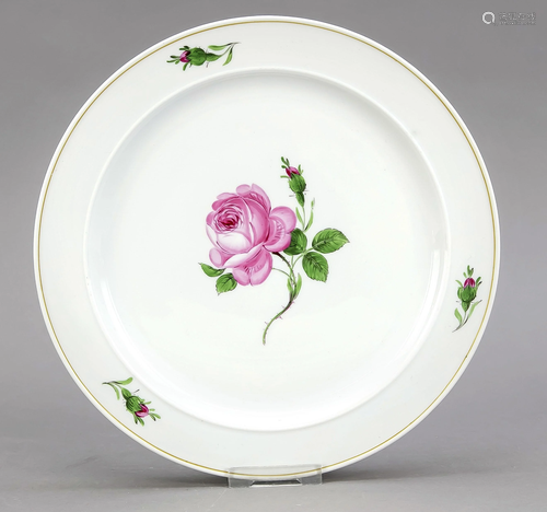 Flat plate, Meissen, mark 1924-1934,