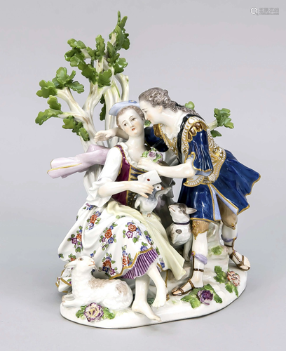 Large group of shepherds. Meissen, p