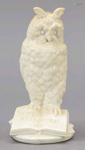 Book owl, Nymphenburg, mark 1925-75,