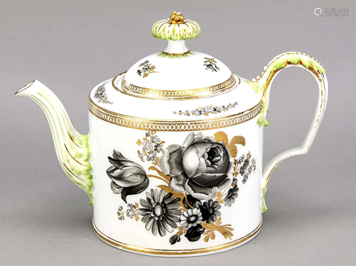 Teapot, Meissen, Marcolini mark 1774