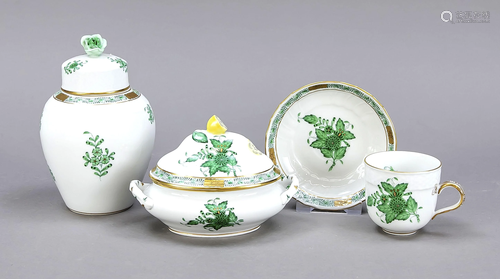 Herend set of 6 pieces, 20th c., 5 p